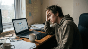Emprendedor frustrado porque sus redes sociales no generan clientes